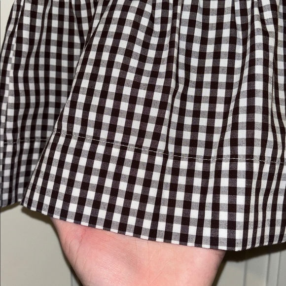 BNNW Velvet heart brown and white checkered tank - Picture 7 of 7